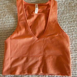 Athleta Aurora Seamless Crop Rib Tank
